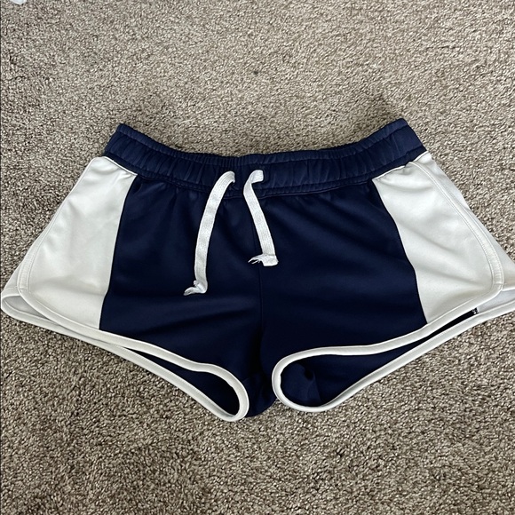 SO Pants - SO Navy and White Athletic Shorts